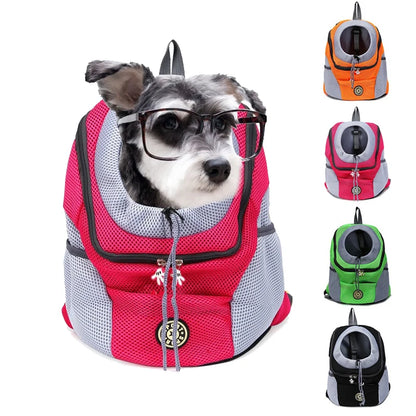 Pet Travel Carrier Backpack – Front Head-Out Design for Cats & Dogs