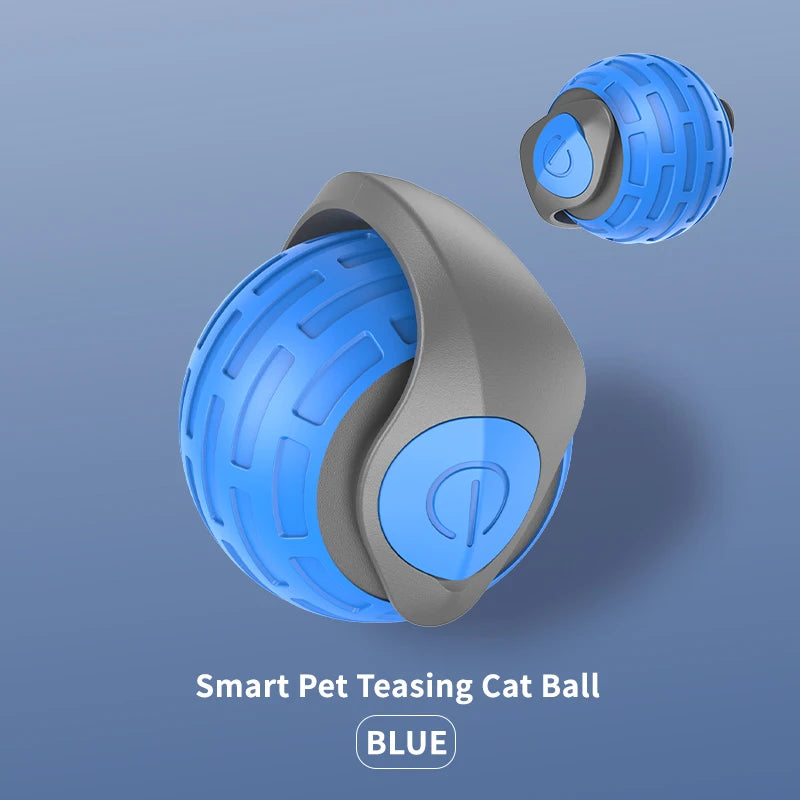 USB Rechargeable Interactive Cat Ball – Automatic Rolling Teaser Toy