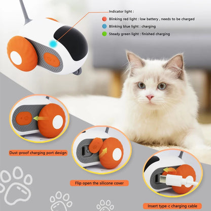 Smart Remote-Controlled Pet Car – Indoor Play Toy for Cats and Dogs